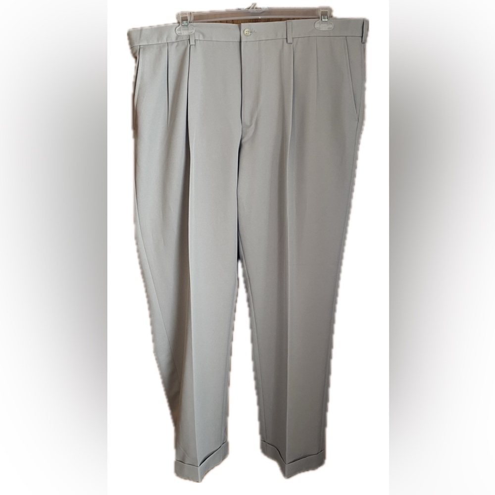 Van Heusen Men’s Dress Pants, stone color, size 42x32